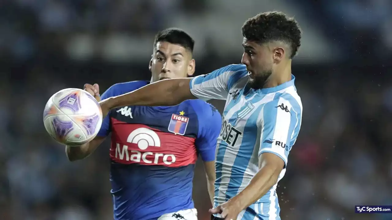 Racing EMPATÓ con Tigre: goles y lo mejor del partido - TyC Sports