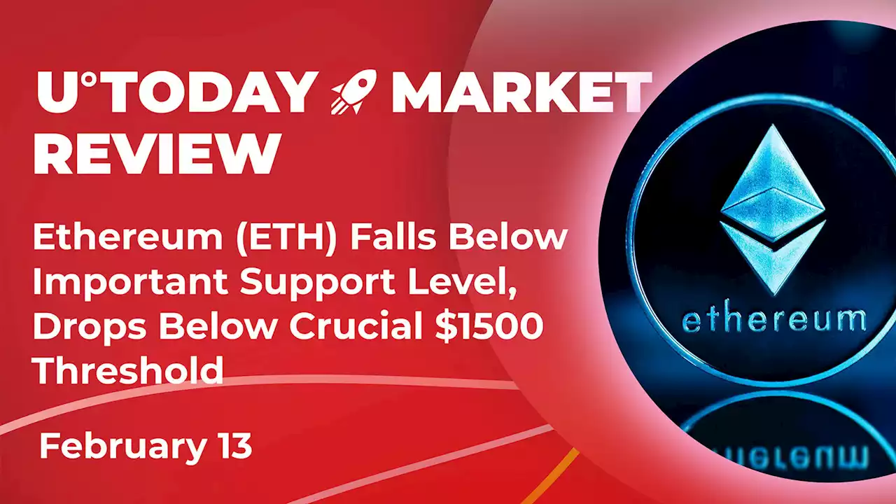 Ethereum (ETH) Falls Below Important Support Level, Drops Below Critical $1,500 Threshold