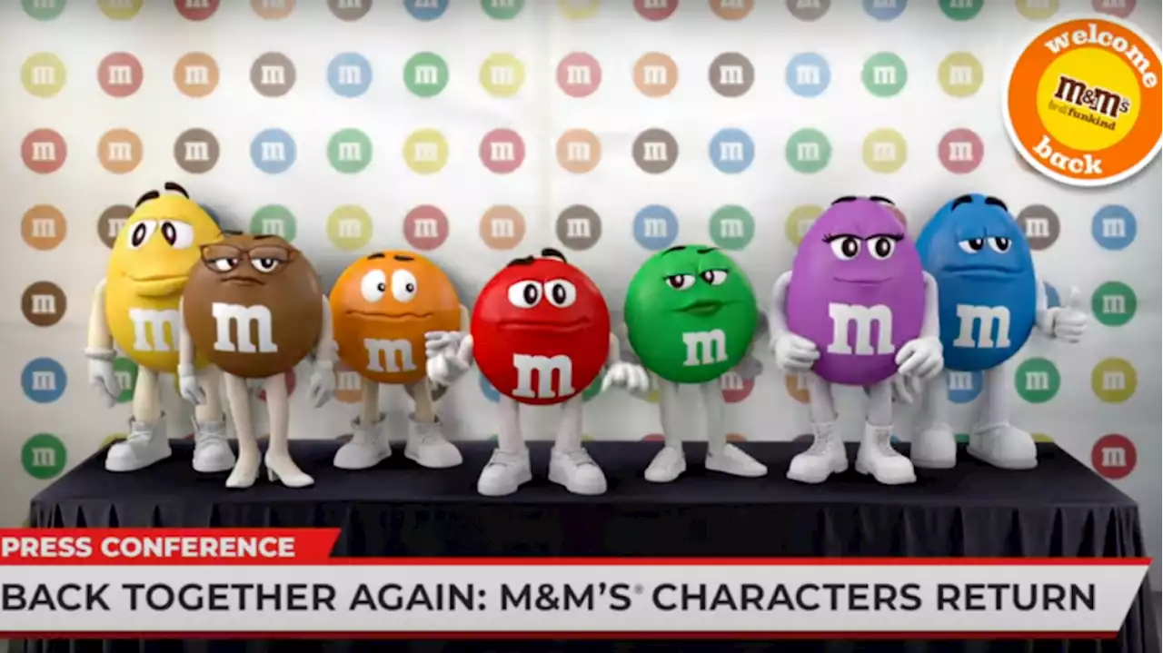 M&M Spokescandies Confirm Their Official Return in 2023 Super Bowl Commercial