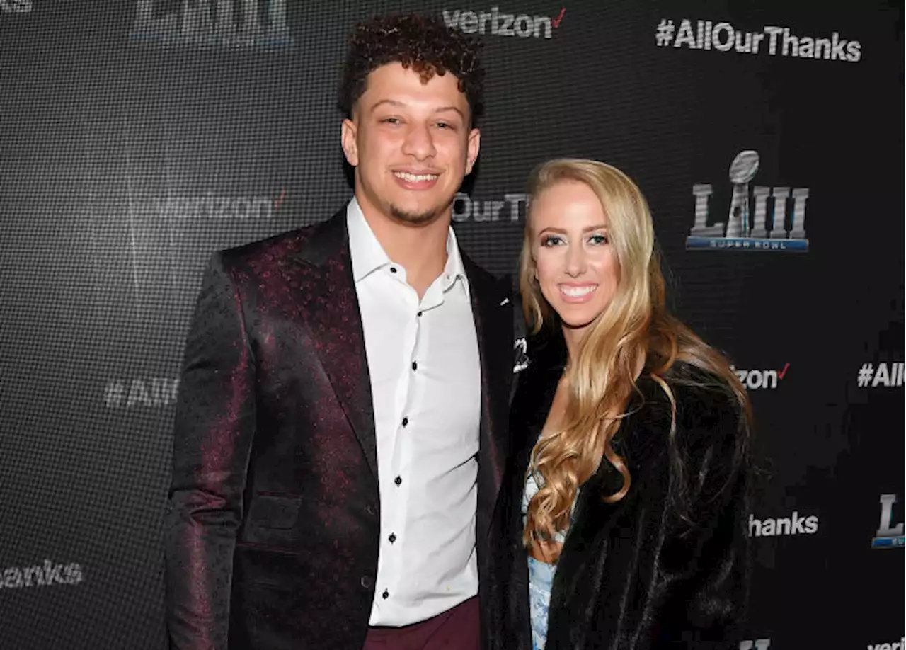 Patrick Mahomes’ Wife Brittany Embraces Pajama Inspiration With Chiefs-red Crop Top and Flared Pants for Super Bowl 2023