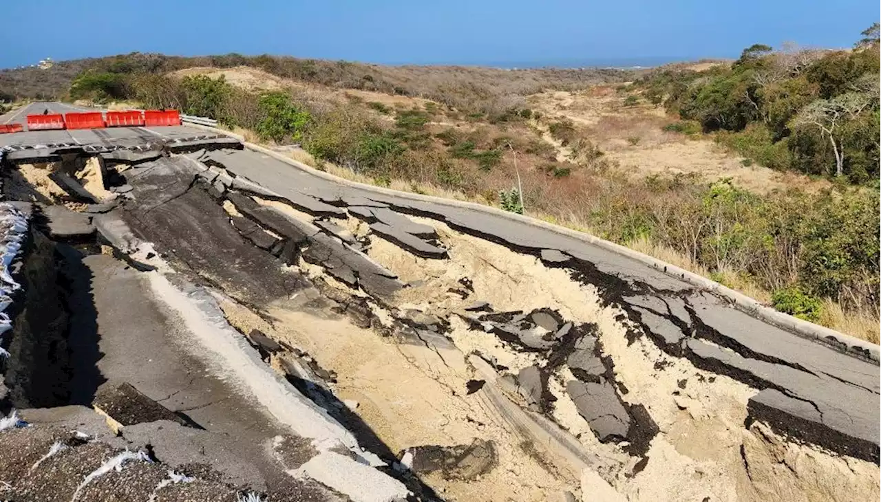 4 meses después, Gobierno Nacional nada que repara daños invernales en Vía al Mar