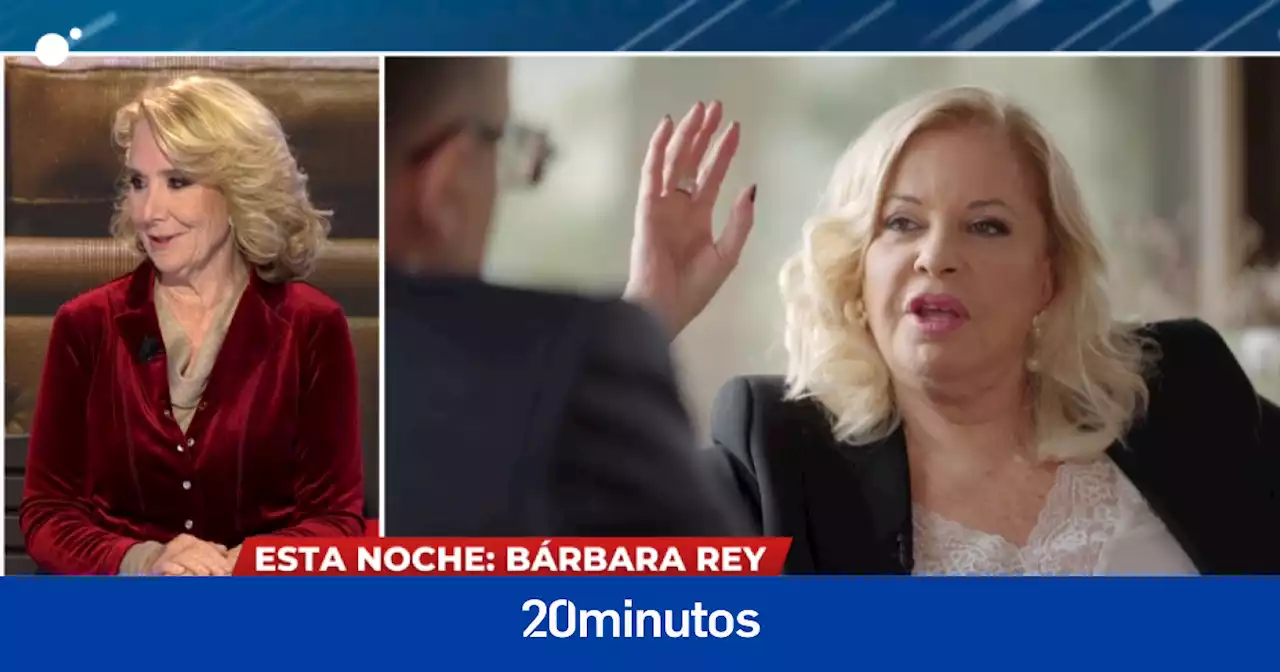 Todo es mentira | Esperanza Aguirre sale en defensa del rey emérito antes de la entrevista a Bárbara Rey: 'Que se deje en paz a don Juan Carlos'