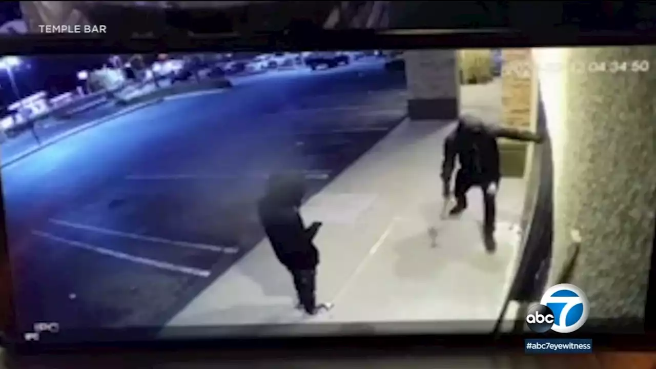 Video shows group of burglars smashing into 4 different businesses at West Covina shopping center