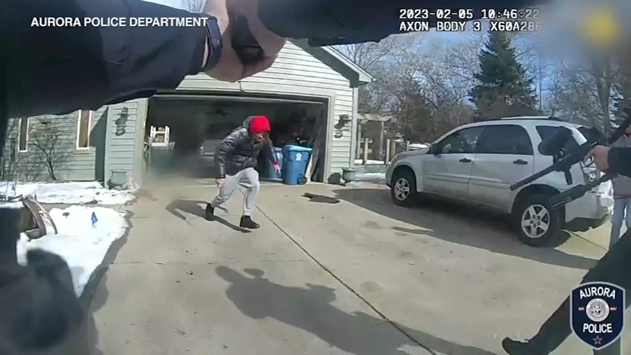 Newly released bodycam video shows Aurora police shoot man armed with knives