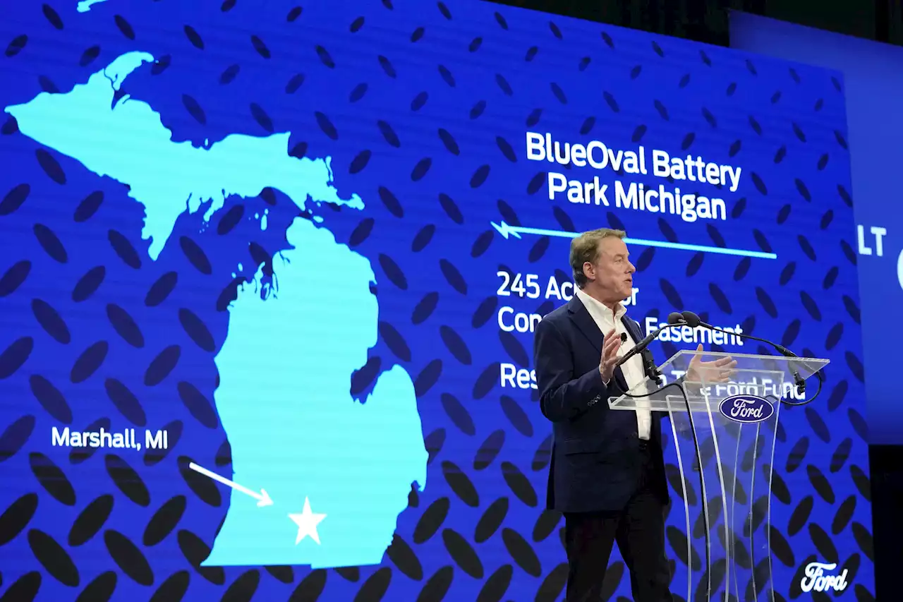 Ford to build $3.5B electric vehicle battery plant in Mich.