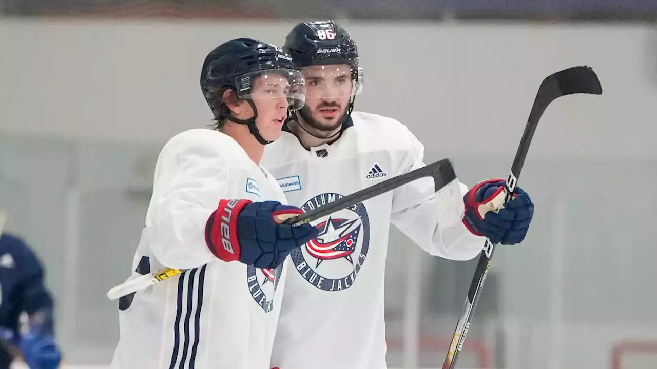 Columbus Blue Jackets rookies, Kent Johnson and Kirill Marchenko, chasing Calder Trophy