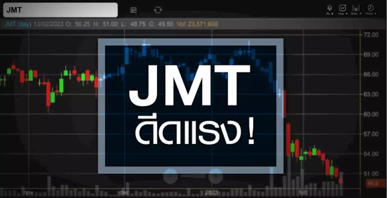 JMT ดีดแรง – วอลุ่มแน่น ...แถมอัพไซด์ยังเหลือบาน !