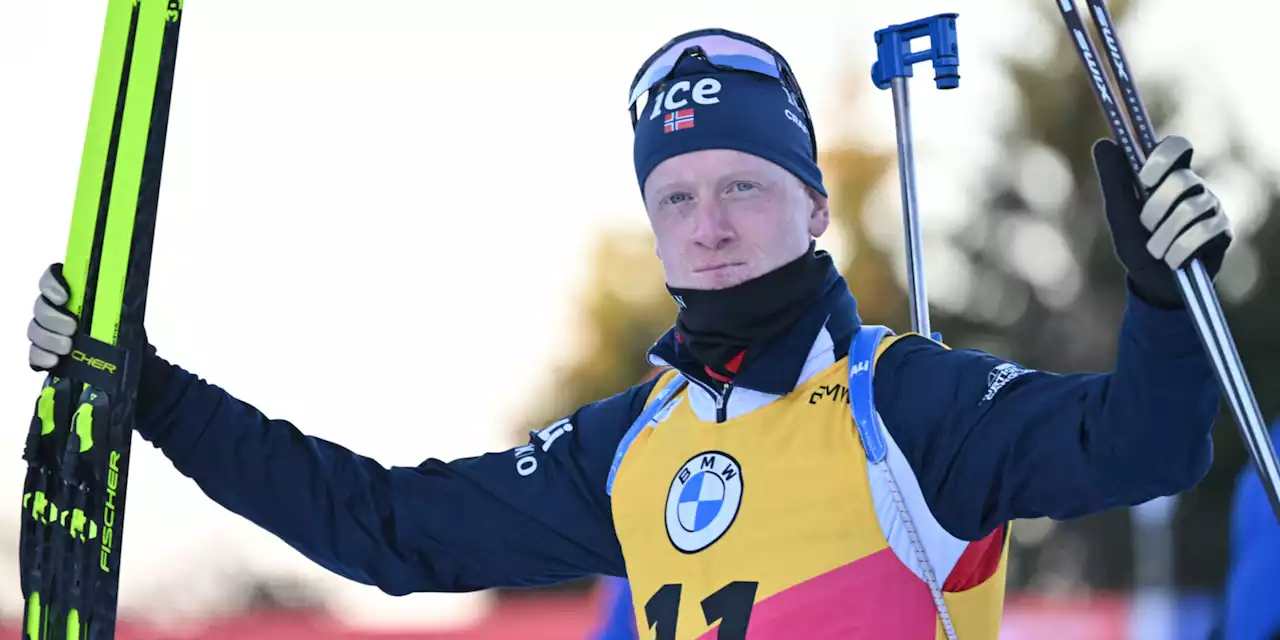 Johannes Boe, invincible dans l'individuel de biathlon, remporte son quatrième titre des Mondiaux