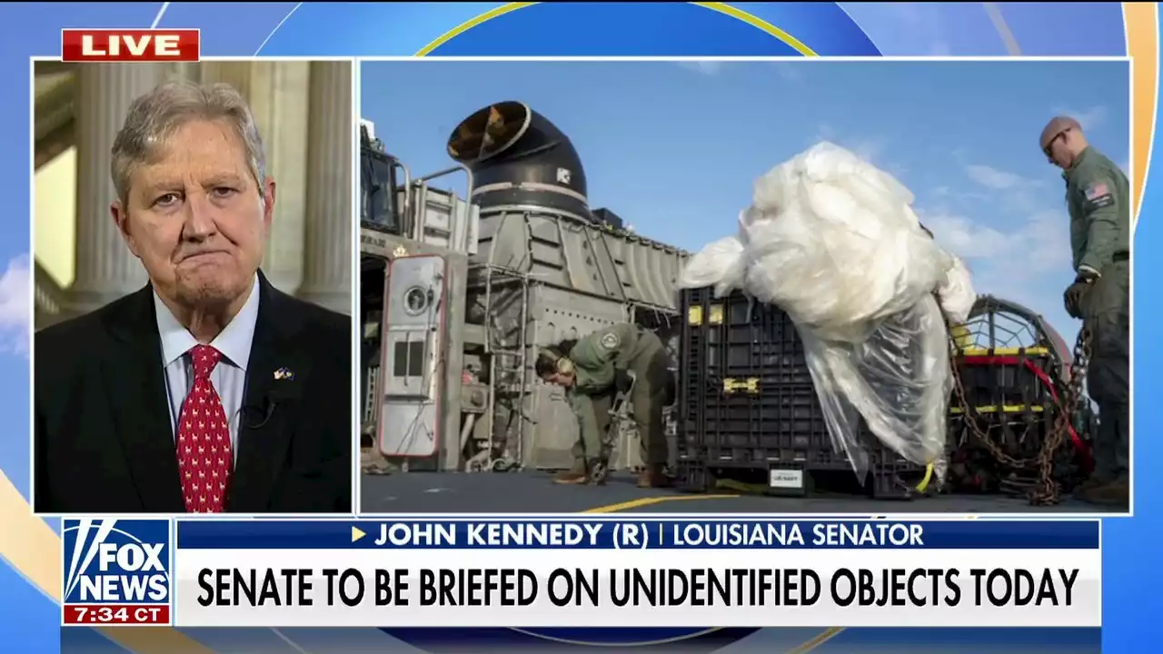 Sen. Kennedy demands answers from Biden officials to 'basic questions' about unidentified objects