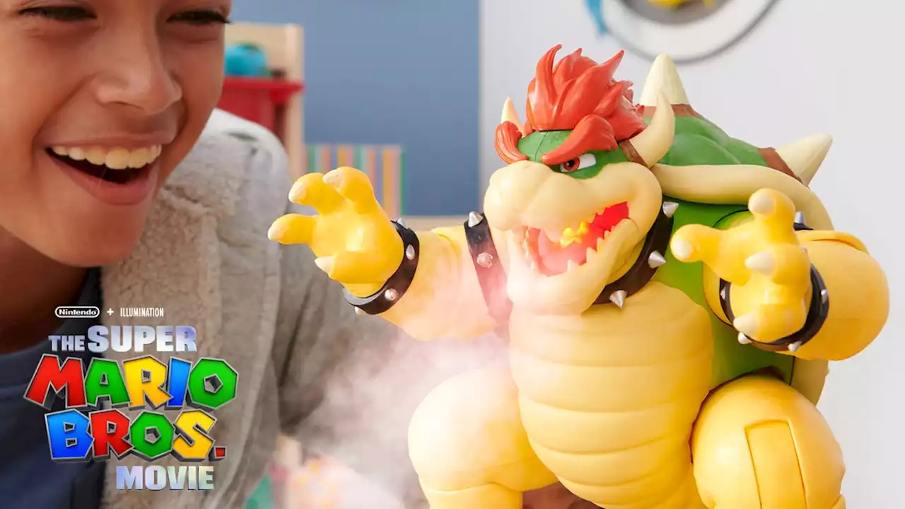 The First Batch of Super Mario Bros. Movie Toys Includes a Fire Breathing Bowser