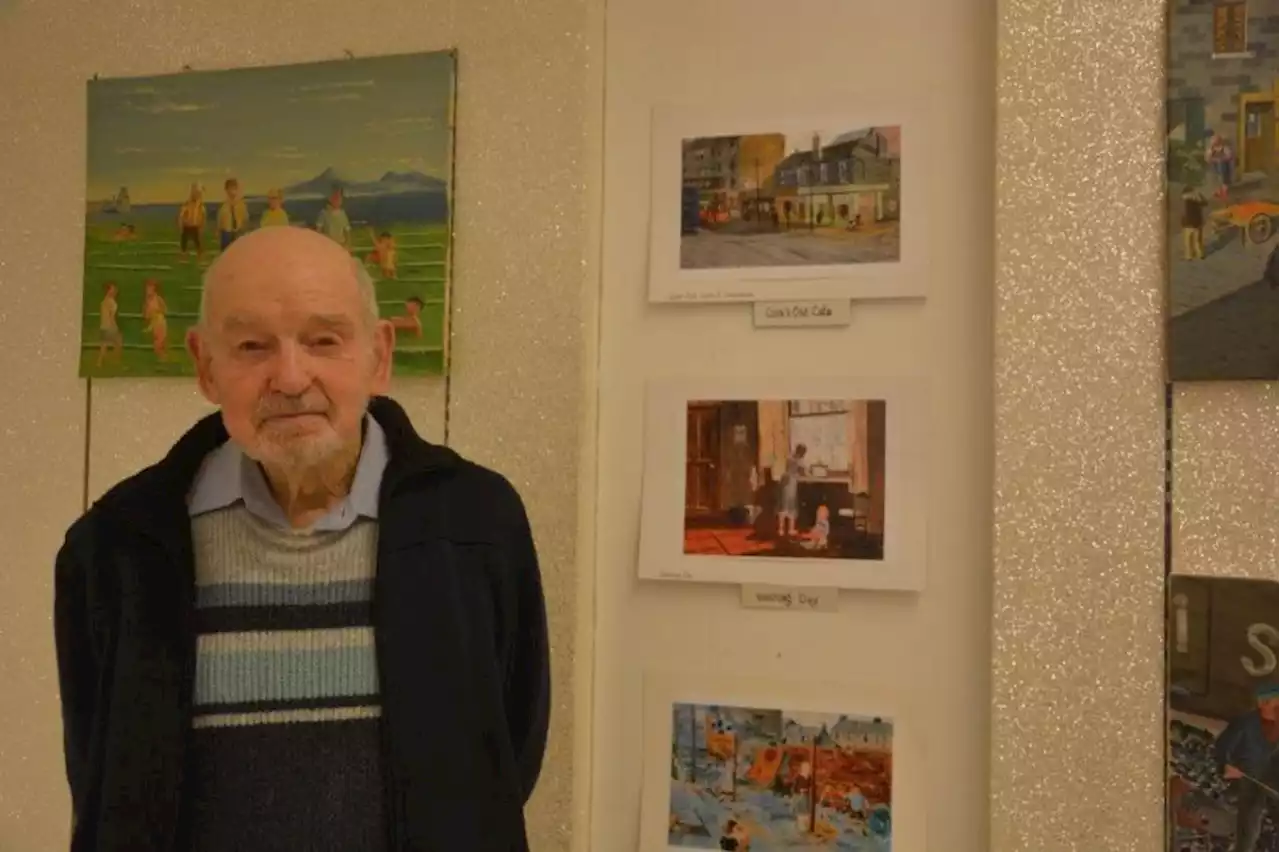 Glasgow artist, 95, reveals 50 stunning never-before-seen paintings of city