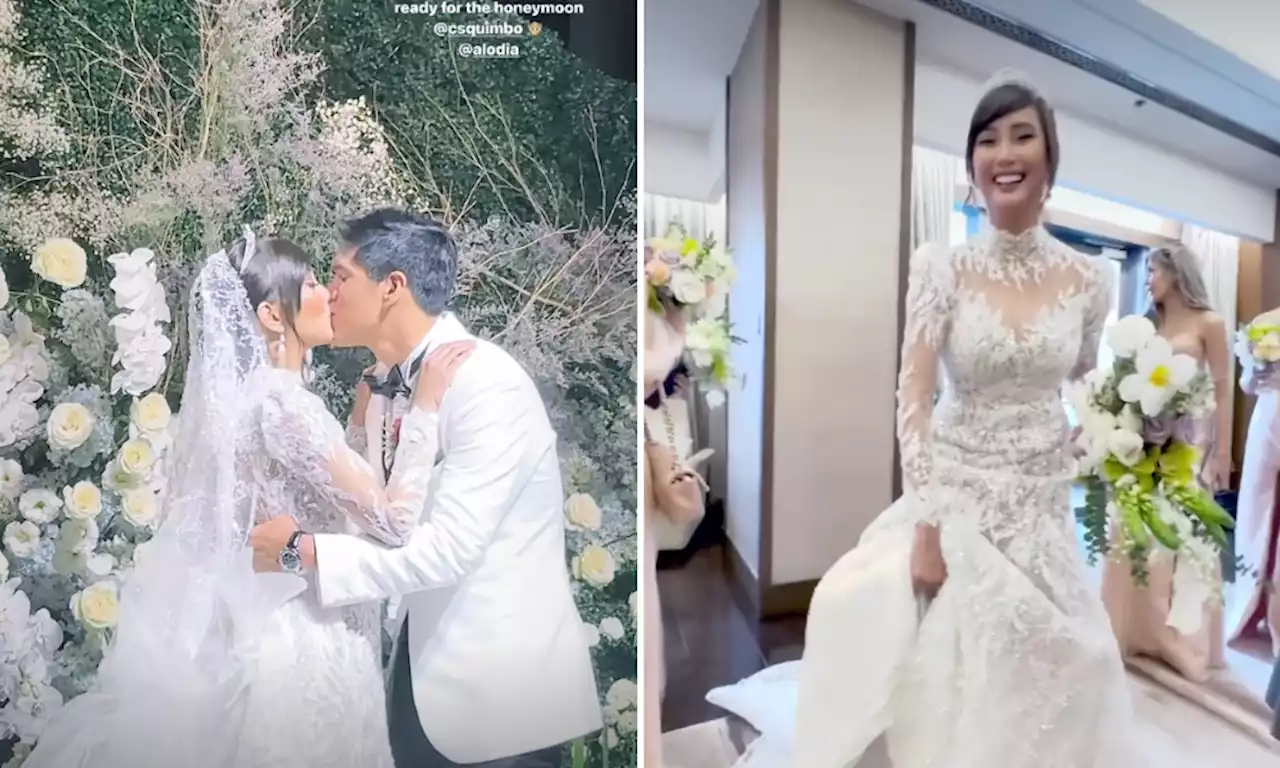 Alodia Gosiengfiao and Christopher Quimbo are married!