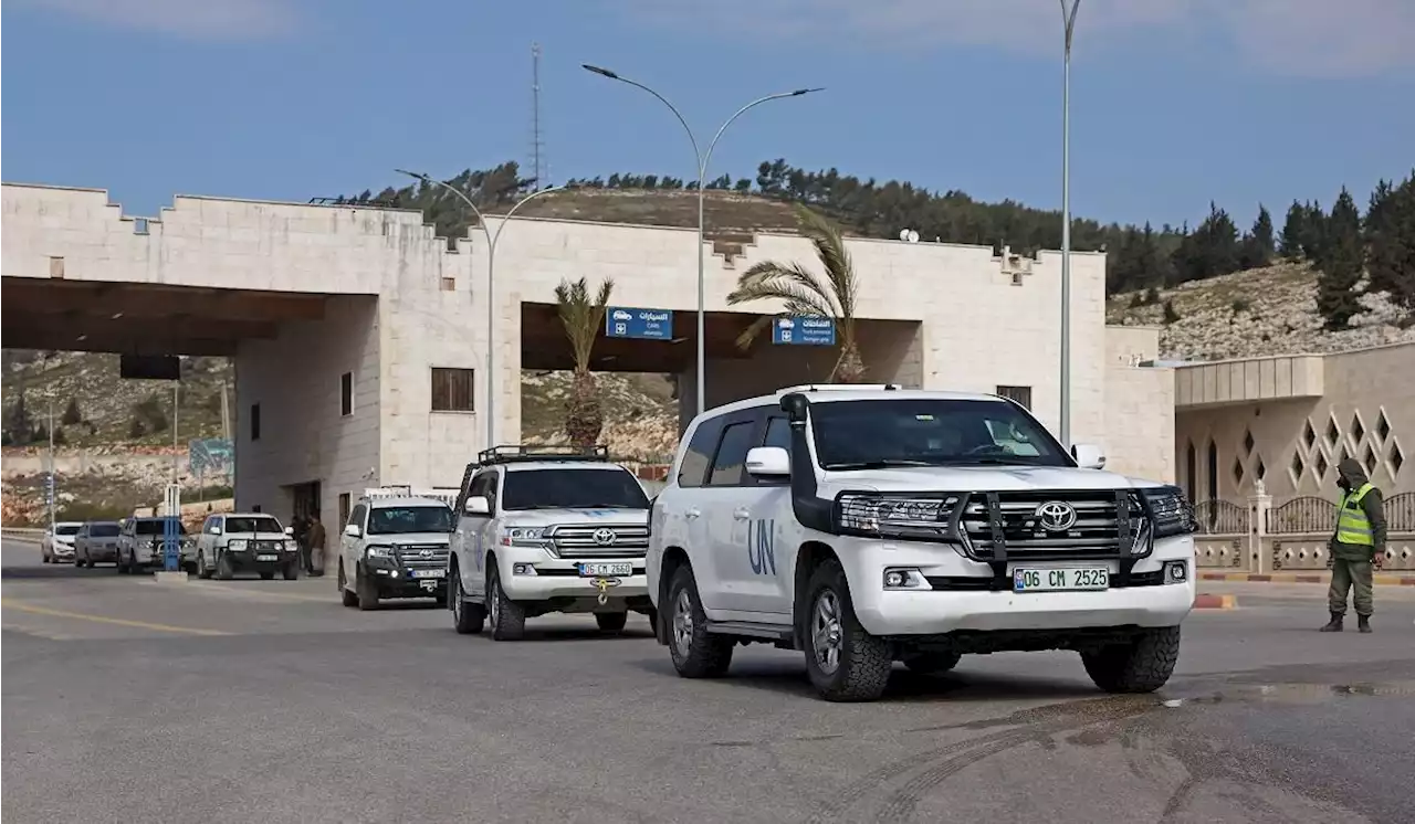 First UN team since quake crosses into rebel-held Syria