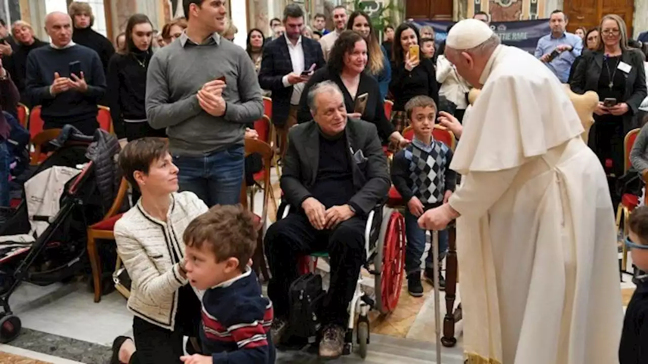 Pope calls for inclusion policies for people with rare diseases