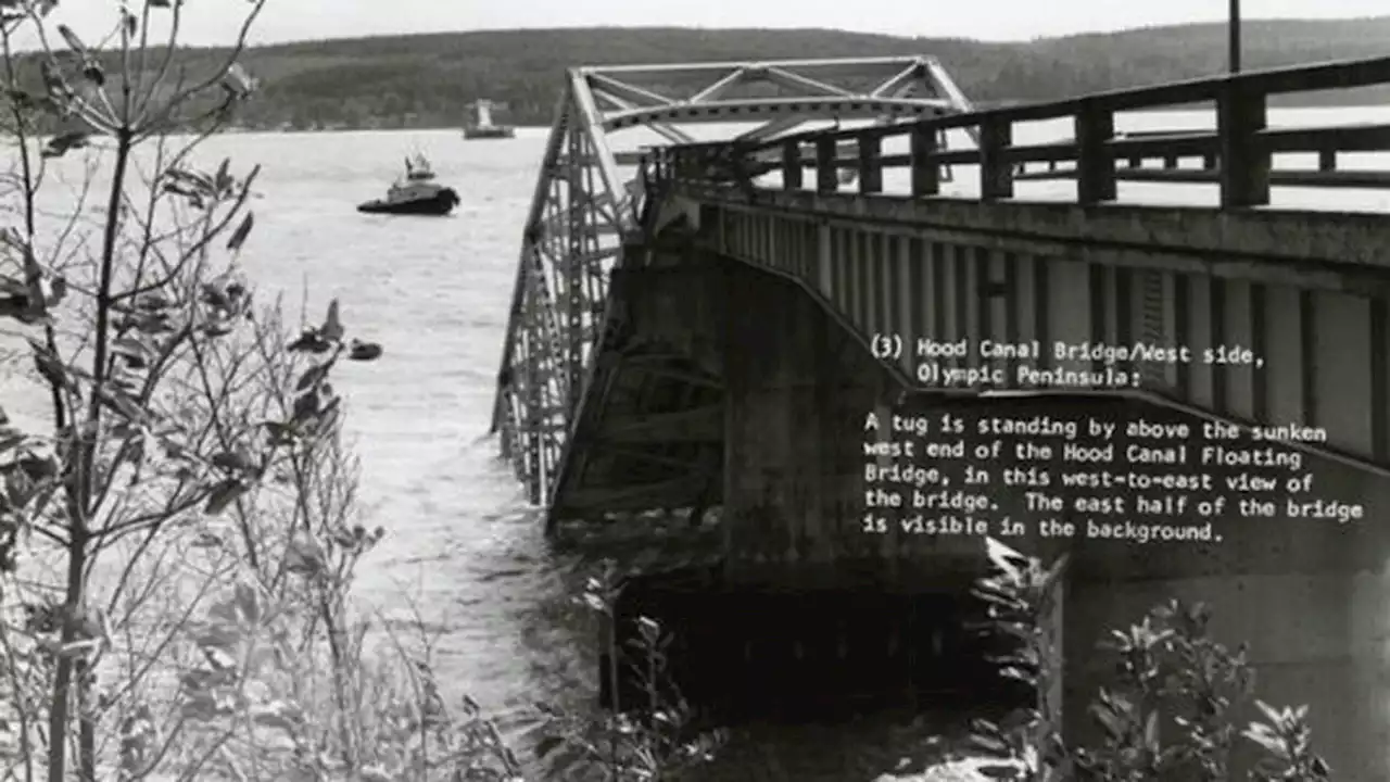 The windstorm that sank the Hood Canal Bridge exactly 44 years ago