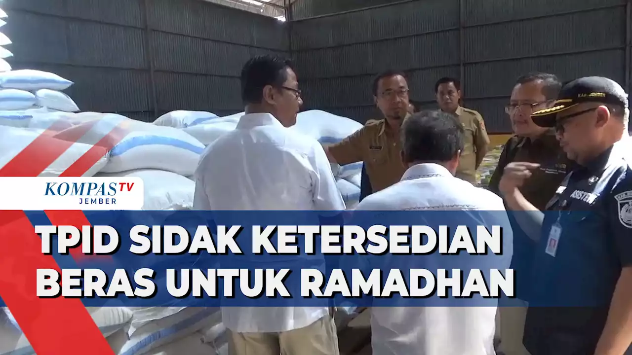 TPID Jember Sidak Stok Beras untuk Ramadhan di Gudang Bulog dan Swasta