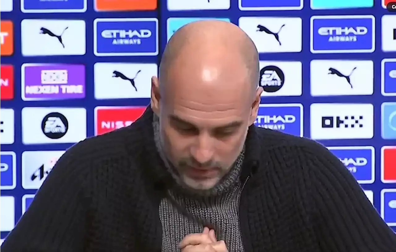 Pep Guardiola sintió vergüenza de sí mismo mientras espera el gran choque entre Manchester City y Arsenal