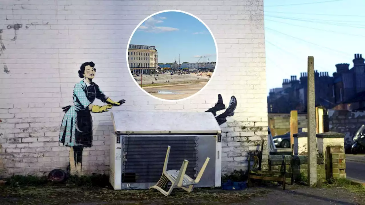 Banksy's Valentine's message: Domestic violence mural marks first UK street art from the anonymous artist in over a year