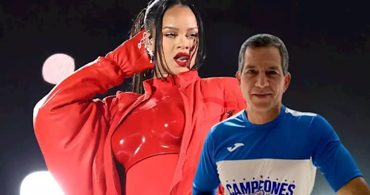 No le gustó, Javier Alarcón criticó show de Rihanna en el Super Bowl