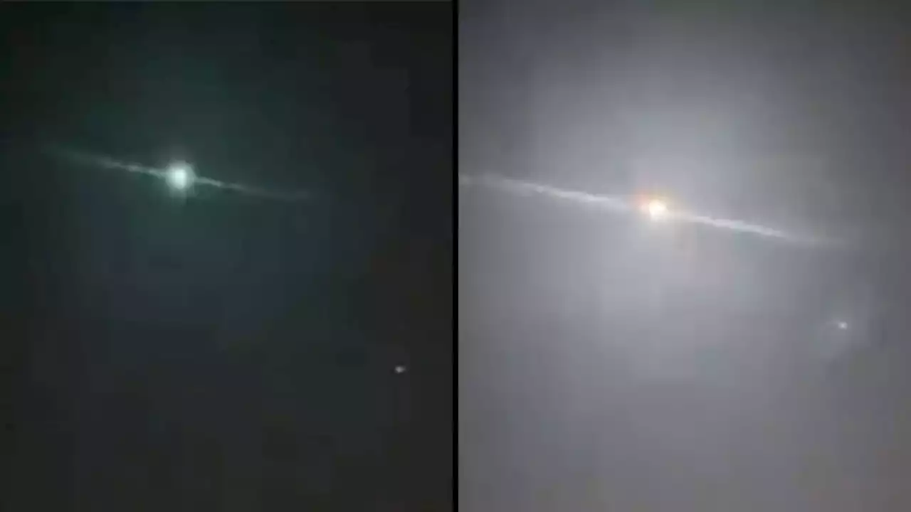 [VIDEO] Iluminando los cielos, un pequeño meteoroide cruzó la atmósfera de la Tierra | Minuto30