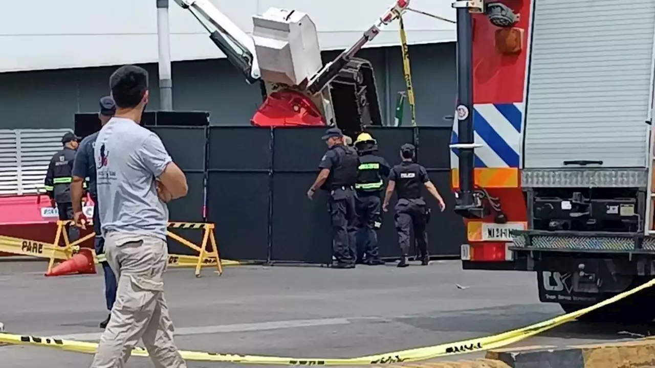 Uruguay: una mujer murió aplastada por una grúa en un shopping