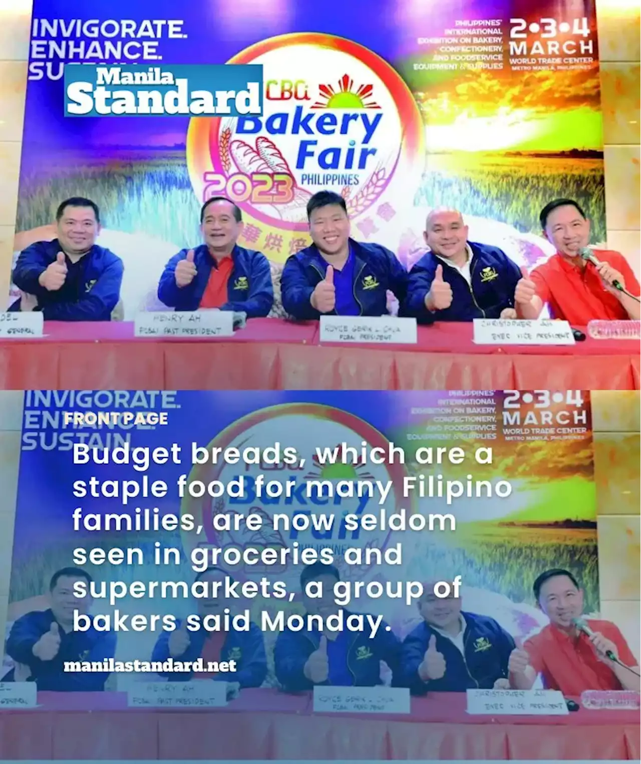 Bakers claim low supply of Pinoy breads