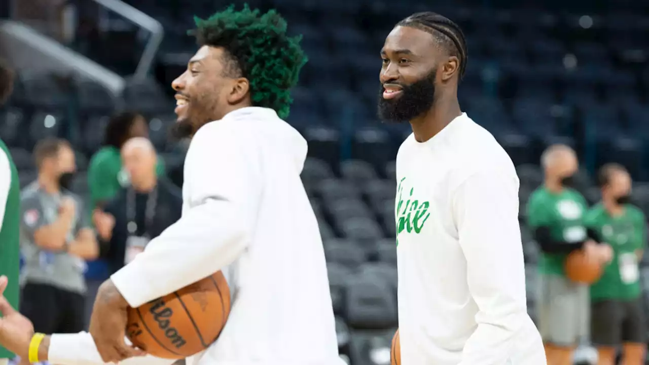 Marcus Smart Offers First Look at Jaylen Brown's New Mask on Instagram