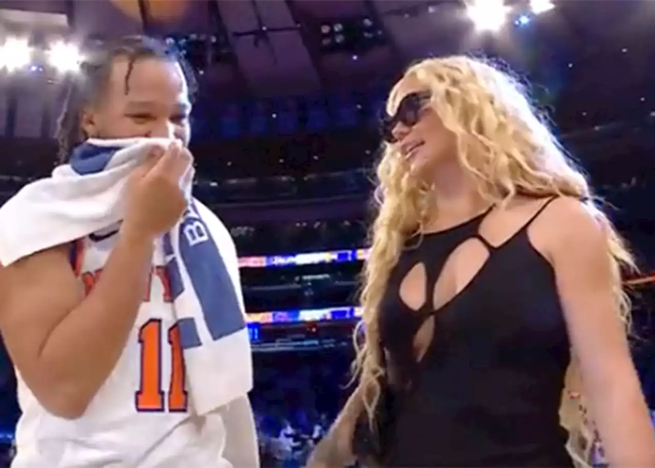 Iggy Azalea congratulates Jalen Brunson on huge Knicks game