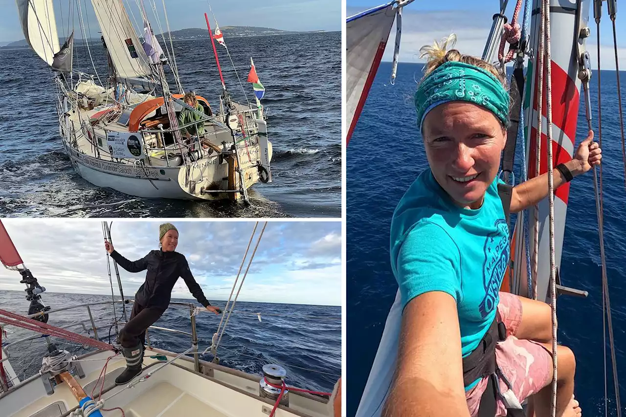 South African Kirsten Neuschäfer on course to become first woman to win around-the-world race