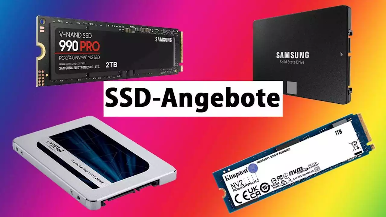 SSD kaufen: Immer öfter 2 TB für unter 100 Euro - SSD-Marktübersicht mit Samsung, Crucial, WD etc.