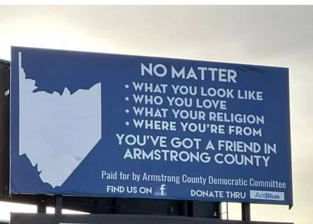 Pa. Democratic official says ‘right-wing cancel culture’ brought down welcome billboard