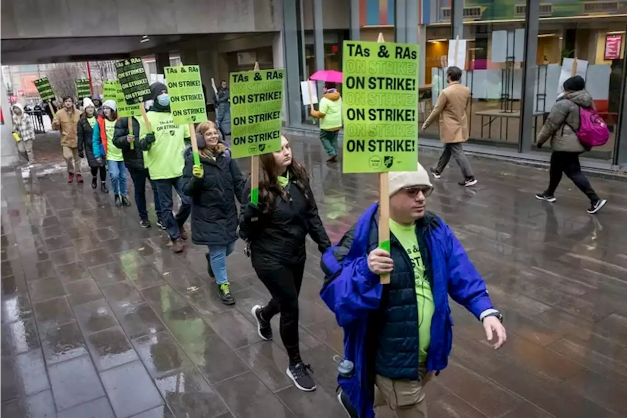 Striking grad students feel the toll of Temple’s tactics but remain steadfast