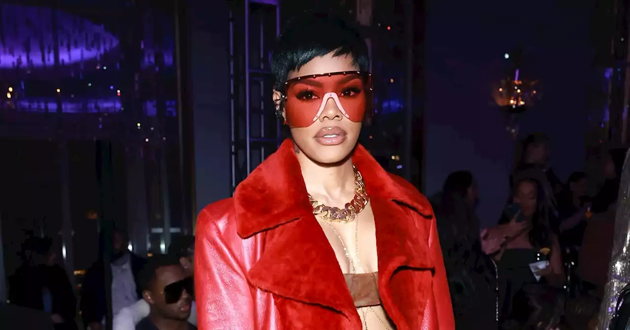 Teyana Taylor Sits Front Row at NYFW in a Teeny-Tiny Bra and Low-Rise Cargos