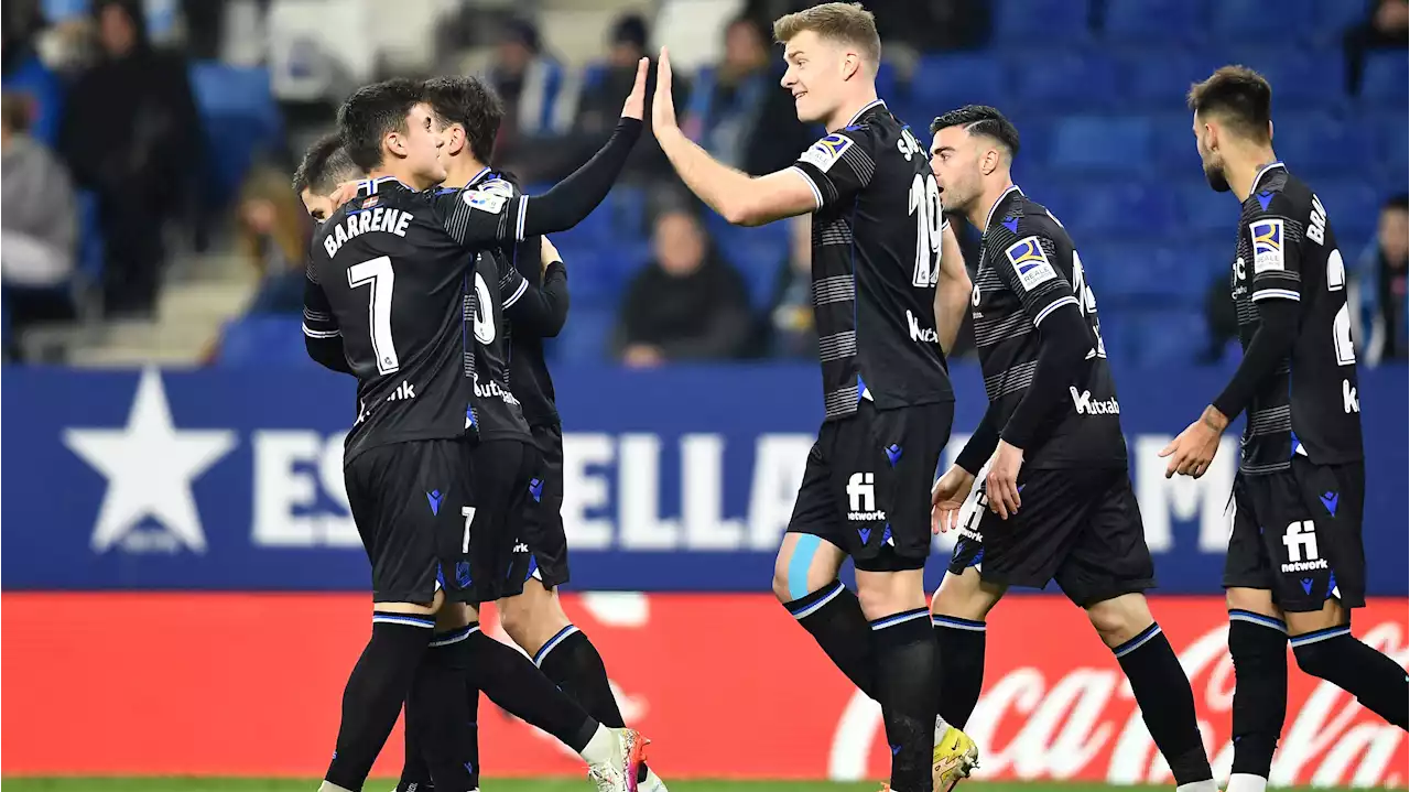 La Real Sociedad afianza la tercera plaza a costa del Espanyol