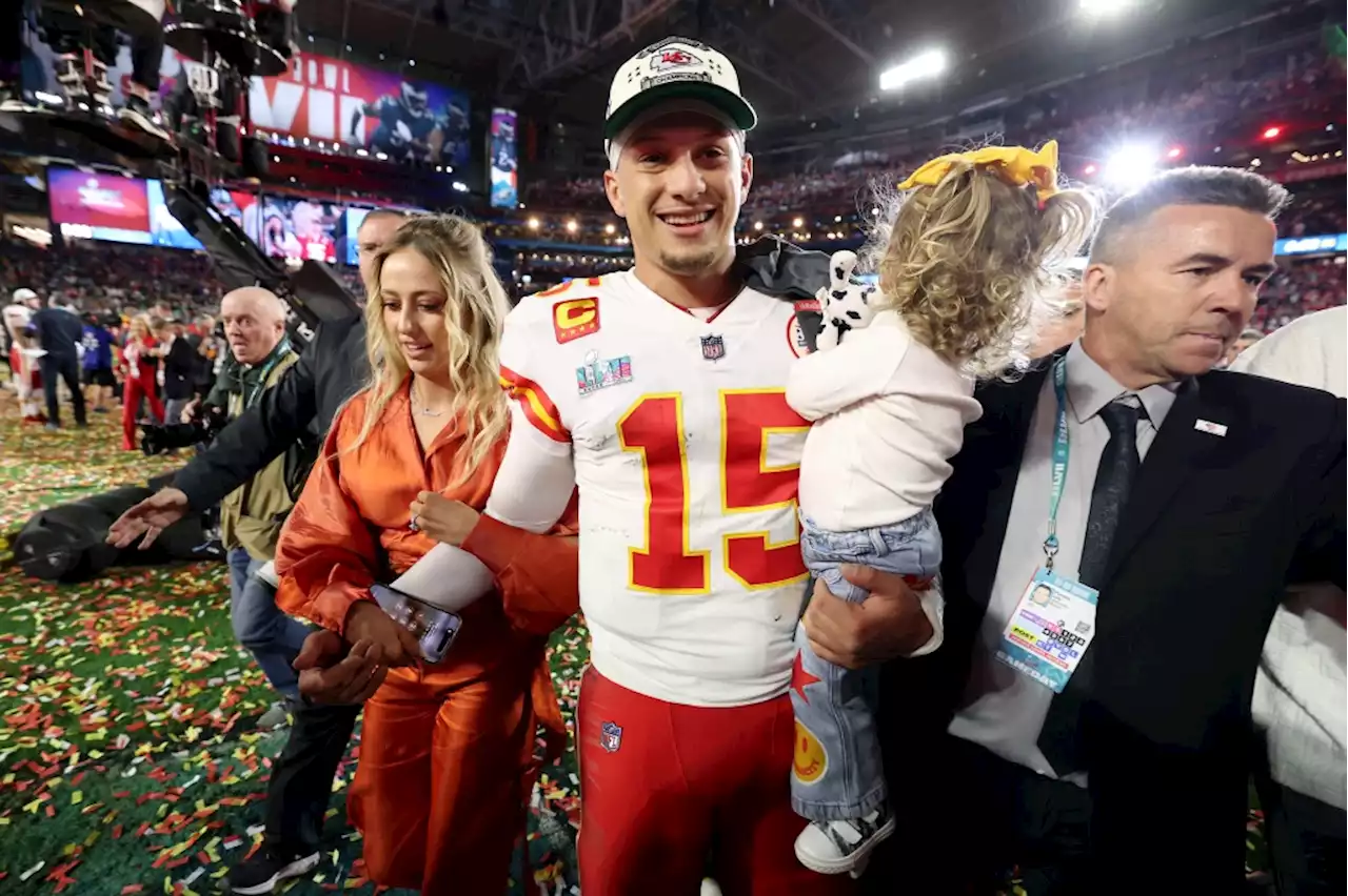 Brittany Mahomes Shared the Sweetest Pictures of Sterling & Patrick Mahomes After Super Bowl Win