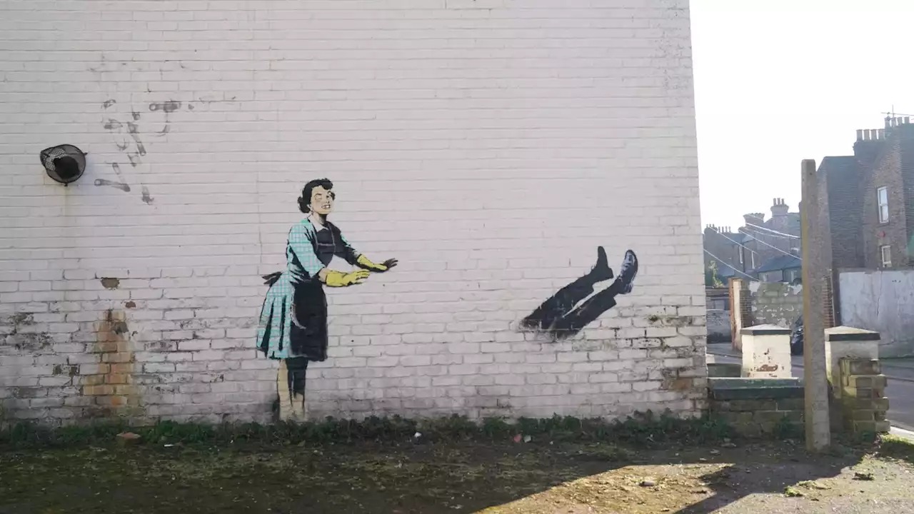 Banksy Margate artwork dismantled - hours after its reveal