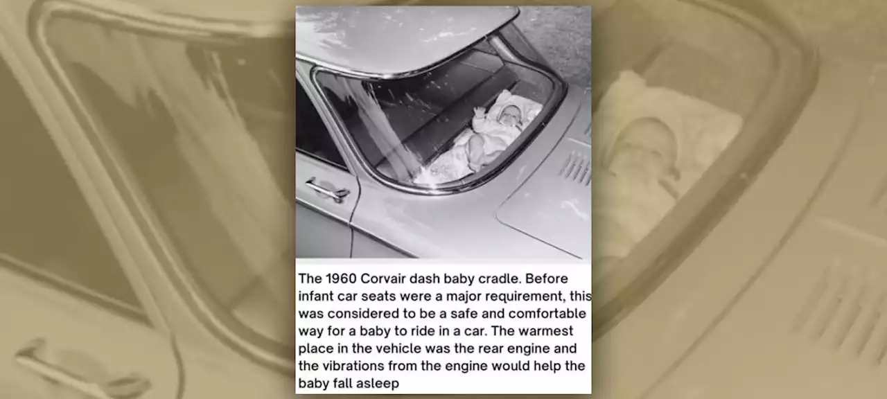 Did Old Chevy Corvairs Have a 'Dash Baby Cradle'?