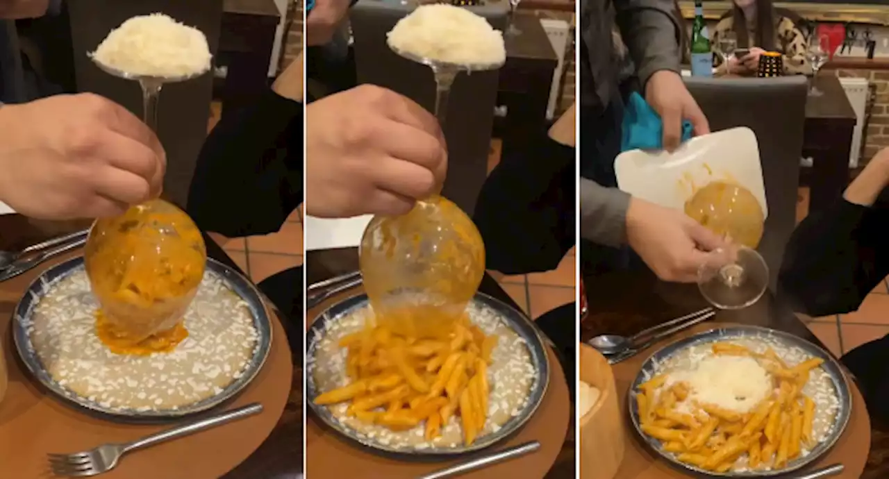 On a retrouvé le restaurant qui fait le buzz sur TikTok avec ses pâtes servies dans un verre