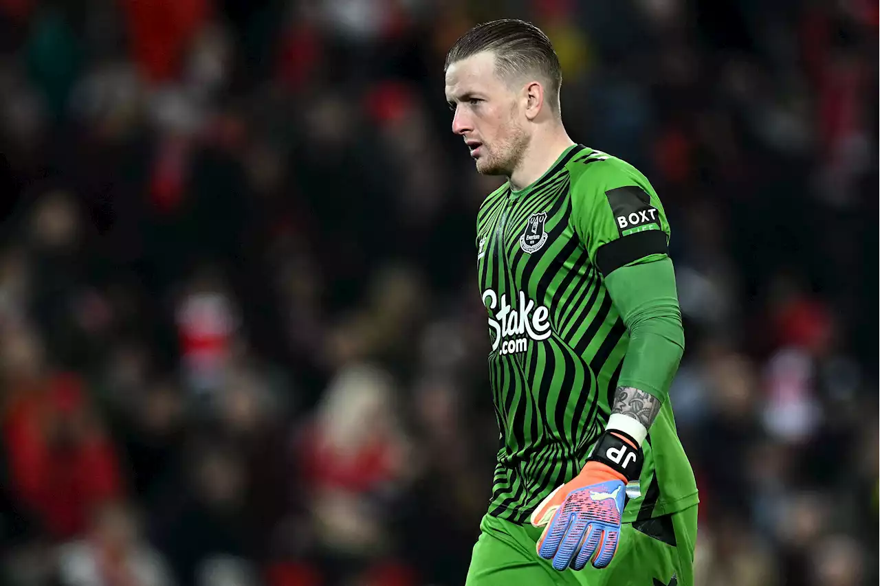 Eagle eyed fans spotted Jordan Pickford's penalty cheat sheet to face Liverpool players