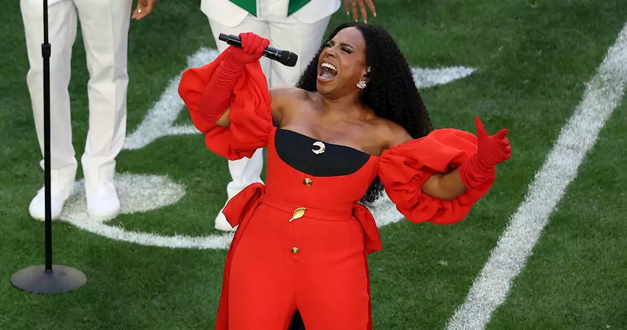 Meet The Designer Behind Sheryl Lee Ralph’s Dramatic Super Bowl Look