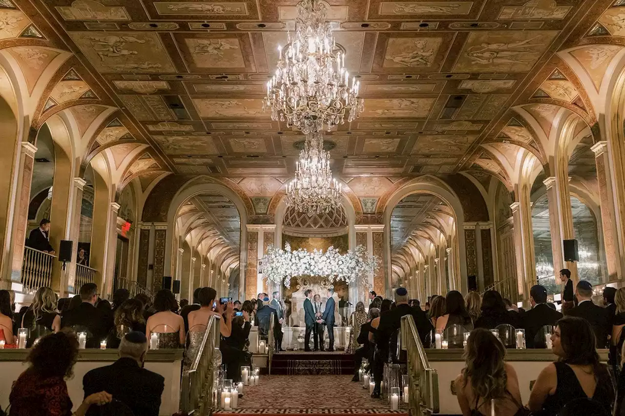 ‘Gay Great Gatsby Meets Beauty and the Beast’ at This Plaza Wedding