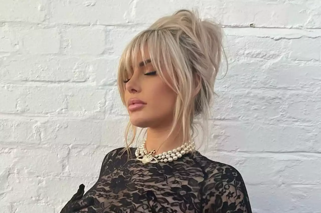 Love Island's Ellie Brown looks incredible in a sheer lace catsuit