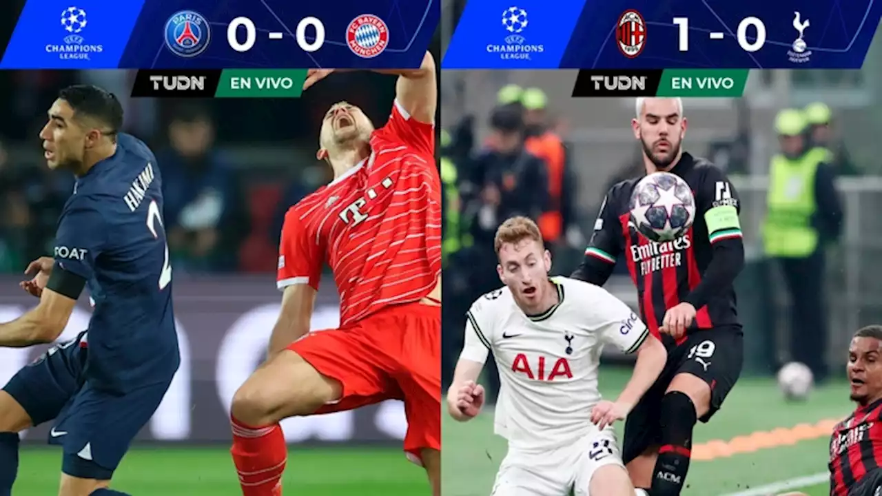 UEFA Champions League partidos hoy EN VIVO: Acaban los primeros 45 minutos