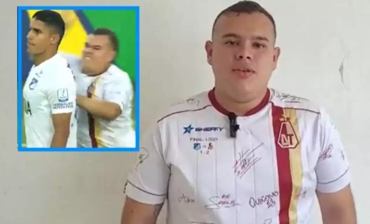 Aficionado del Deportes Tolima que agredió al jugador Daniel Cataño, de Millonarios, quedó en libertad