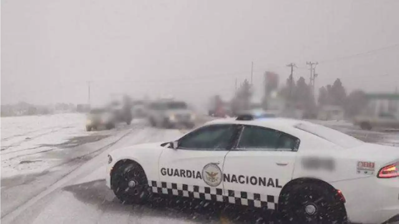 La intensa nevada en Sonora cerró carreteras en frontera con EU