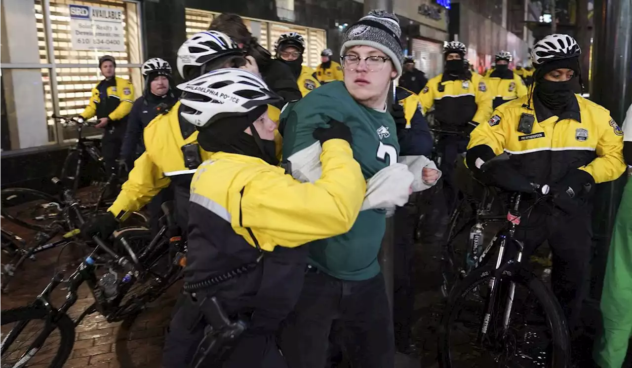 Eagles fans get rowdy after narrow Super Bowl loss to Chiefs