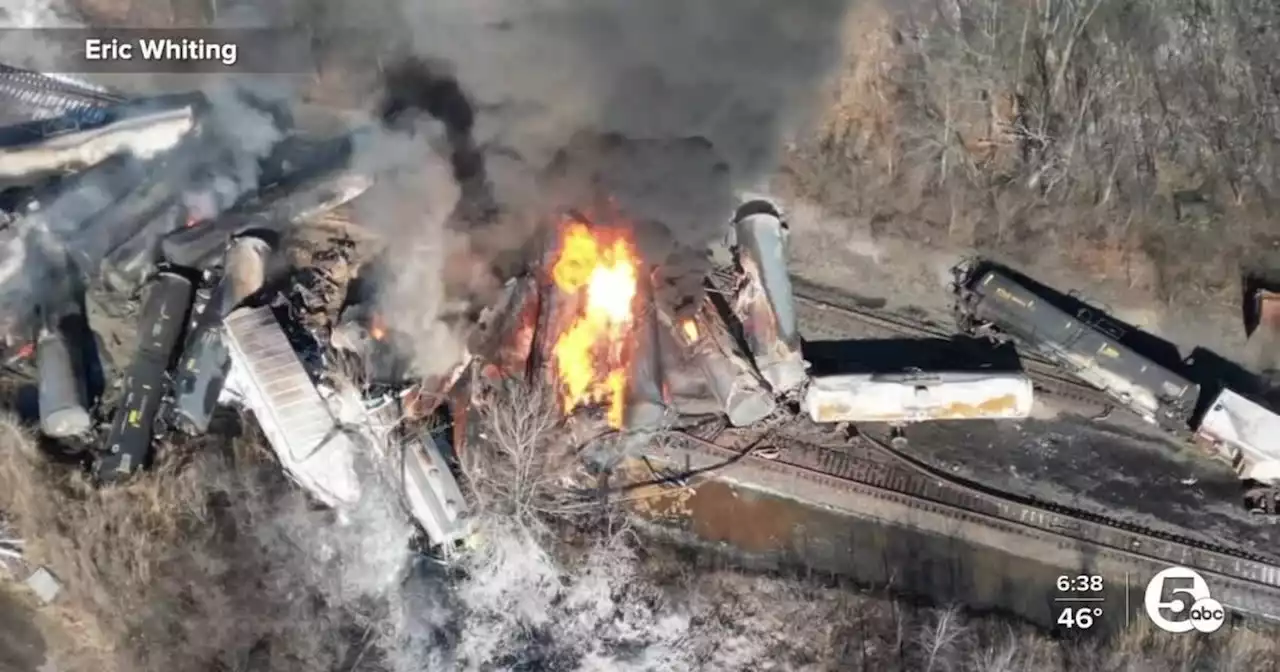 EPA releases names of hazardous materials carried by train in East Palestine derailment