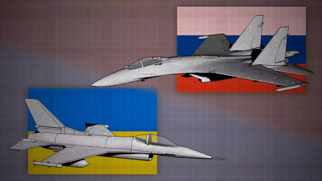 F-16s vs. Su-35s: Why Ukraine Wants Western Fighter Jets