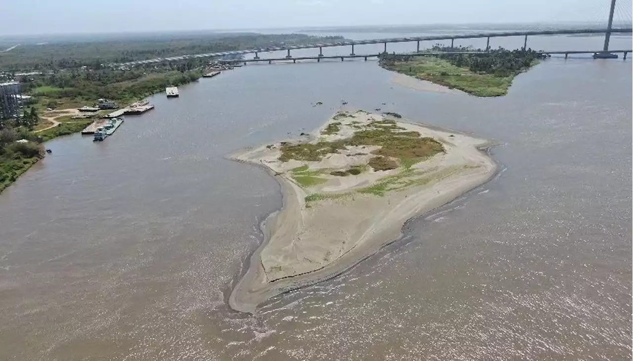 Crecen la Isla Pechuga y restricciones en la zona de giro en el puerto