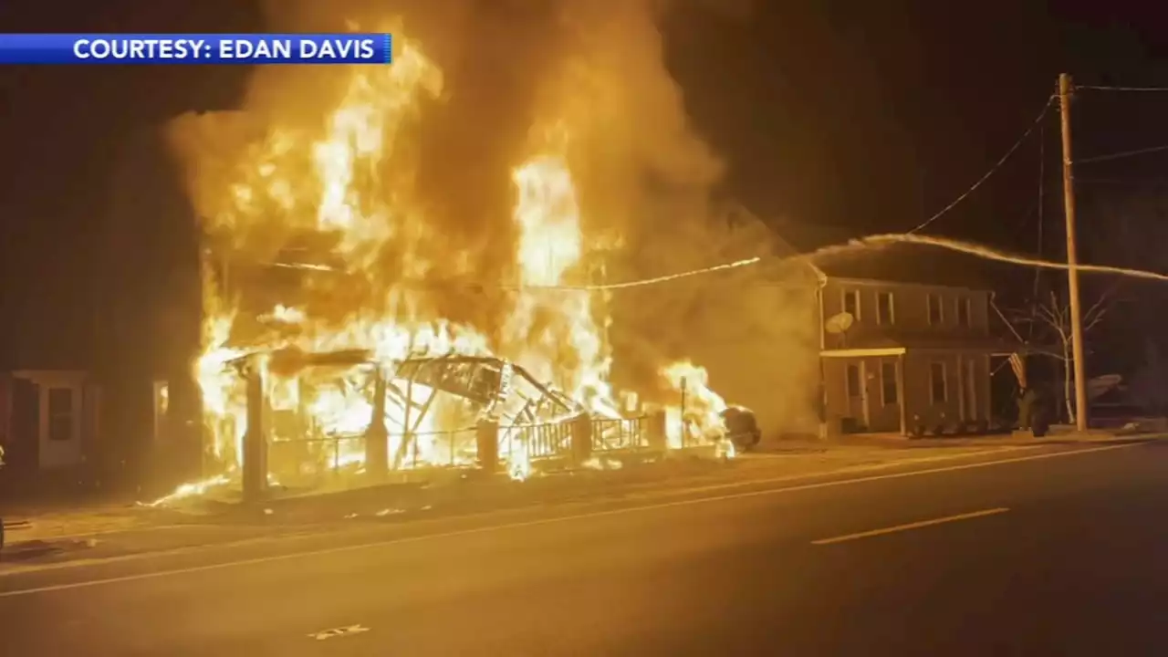 2-alarm fire destroys home in Maurice River Township, NJ